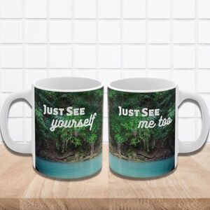Just See Yourself Waterfall Mug Set, Best Friends, His and Hers, JW Couples Gift